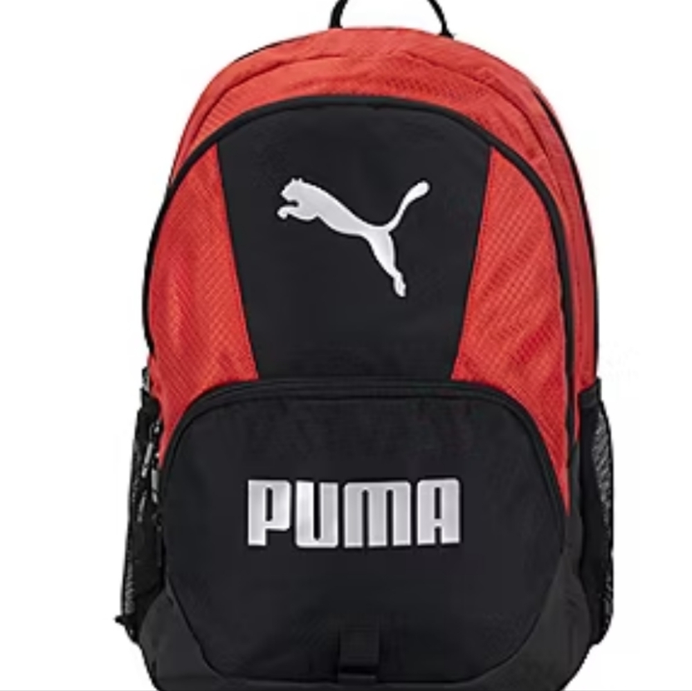 NWT PUMA Red/black Newcomer Backpack - Picture 2 of 11